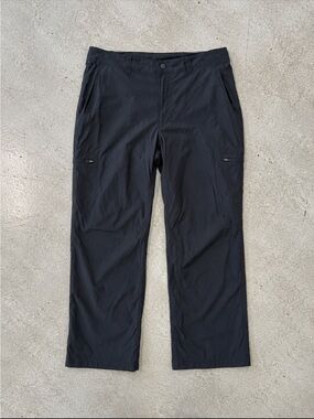 L.L.Bean Cresta Hiking Pants Men 38x32 Water Resistant Stretch Trail Cargo FLAW